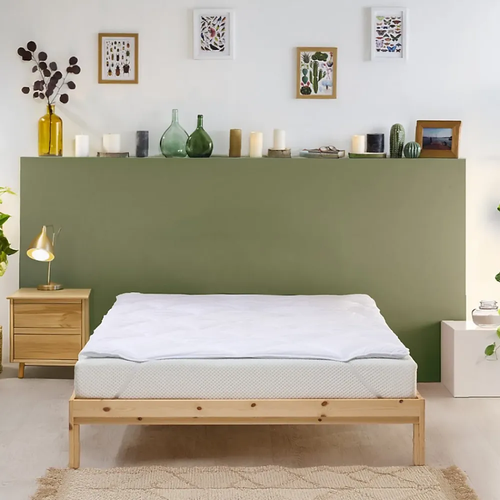 Bleu Calin Surmatelas 180x200 cm Confort ANTI-ACARIENS* Surmatelas
