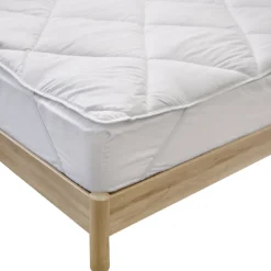 Surmatelas 160x200 cm Confort ANTI-ACARIENS>Bleu Calin Hot