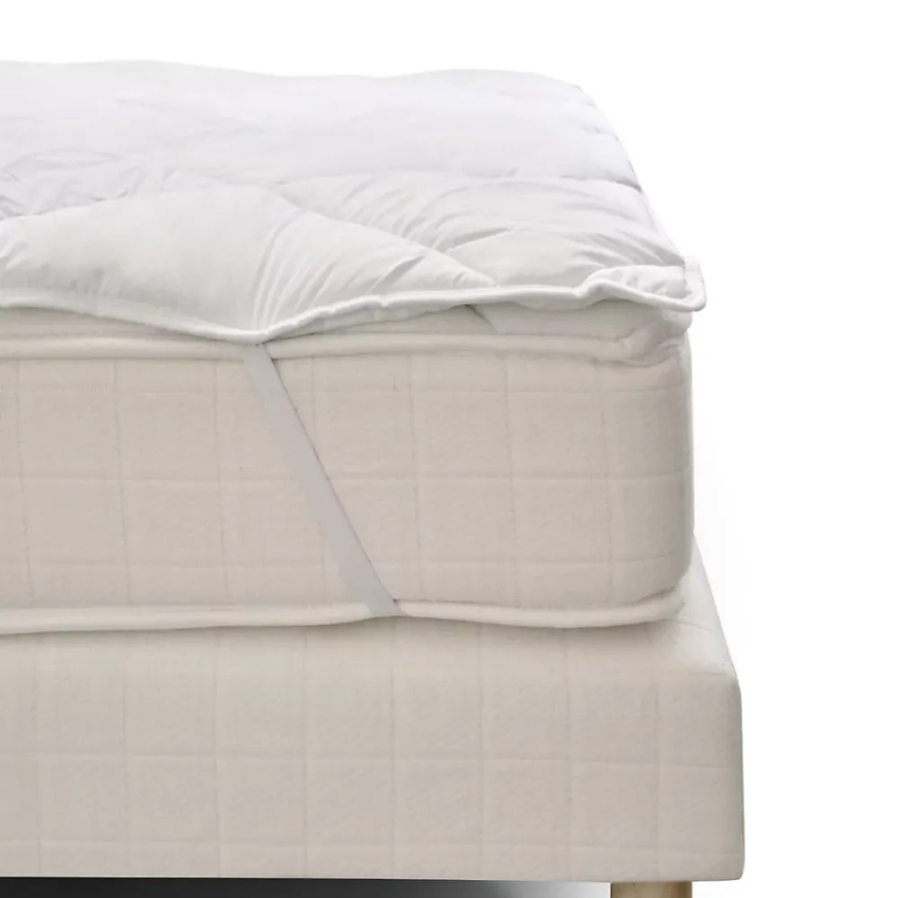 Bleu Calin Surmatelas 160x200 cm Confort Moelleux et Respirant LAVABLE À 95 C* Surmatelas