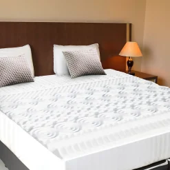 Surmatelas 140x190 CM ELIAS mousse mémoire de forme 10 zones>IDMarket Online