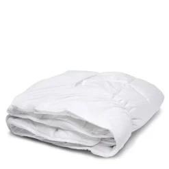 Surmatelas 160x200 cm SENSATION DUVET Confort Moelleux Enveloppe 100% coton><noscript><img width=