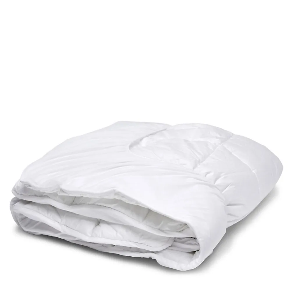 Surmatelas 160x200 cm SENSATION DUVET Confort Moelleux Enveloppe 100% coton>Bleu Calin
