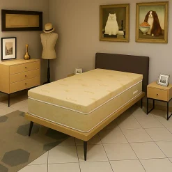 sur-Matelas 90x190 Epais Hauteur 6 cm Mousse Polysoff Déhoussable Très Moelleux (90x190)>King Of Dreams