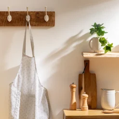 Atmosphera Créateur D'Intérieur Tablier imprimé Etnik - gris - coton 60x80 cm - Atmosphera* Boutis, Couvre-Lit, Édredon