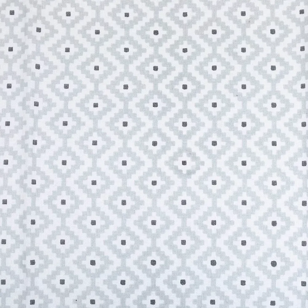 Atmosphera Créateur D'Intérieur Tablier imprimé Etnik - gris - coton 60x80 cm - Atmosphera* Boutis, Couvre-Lit, Édredon