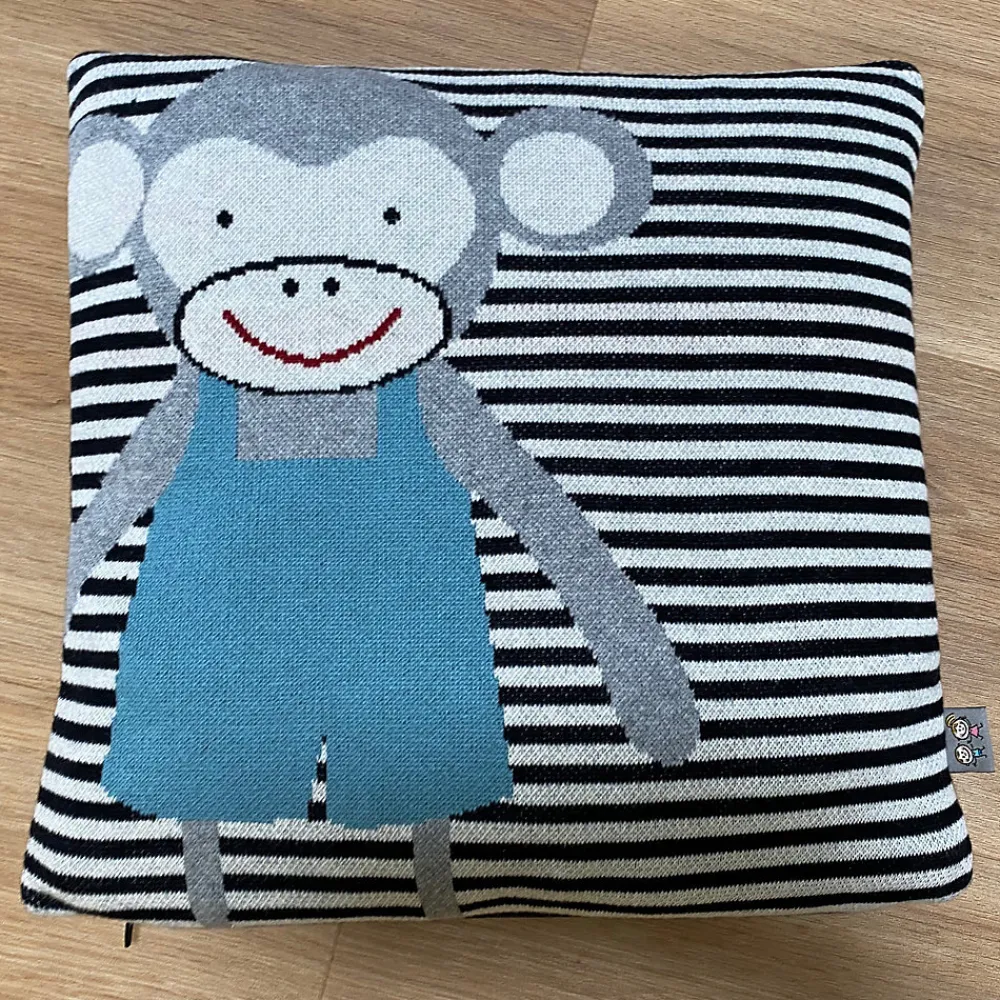 Taie de coussin en coton biologique SINGE>Sevira Kids Online