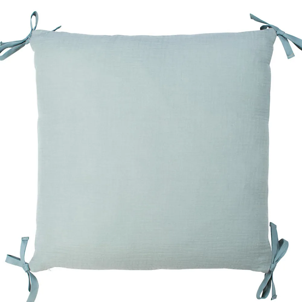 Taie de coussin modulable avec liens à nouer en gaze de coton>Sevira Kids Discount