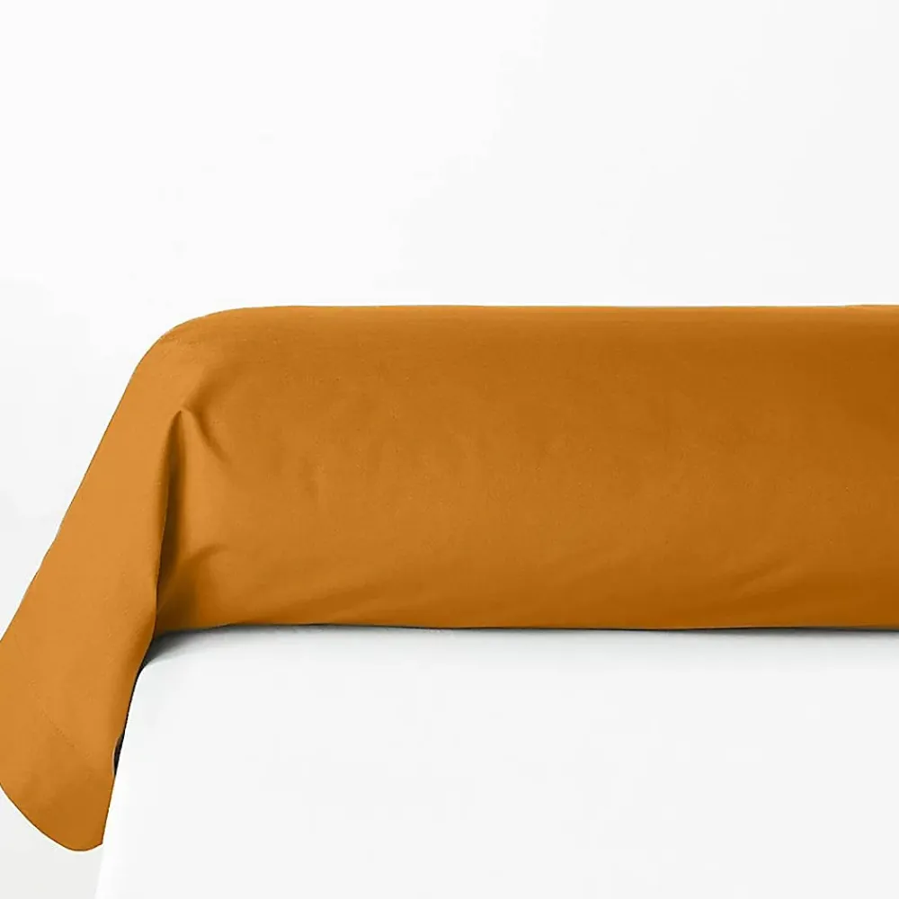Atmosphera Créateur D'Intérieur Taie de traversin Carina 85x185cm jaune cumin - Atmosphera* Boutis, Couvre-Lit, Édredon
