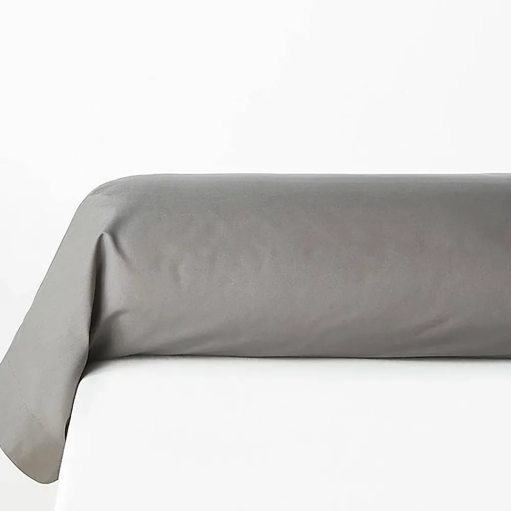 Atmosphera Créateur D'Intérieur Taie de traversin Carina 85x185cm gris souris - Atmosphera* Boutis, Couvre-Lit, Édredon