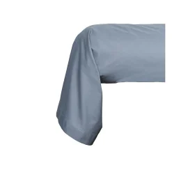Taie de traversin TODAY Essential - 45 x 185 cm - 100% Coton uni - Denim><noscript><img width=