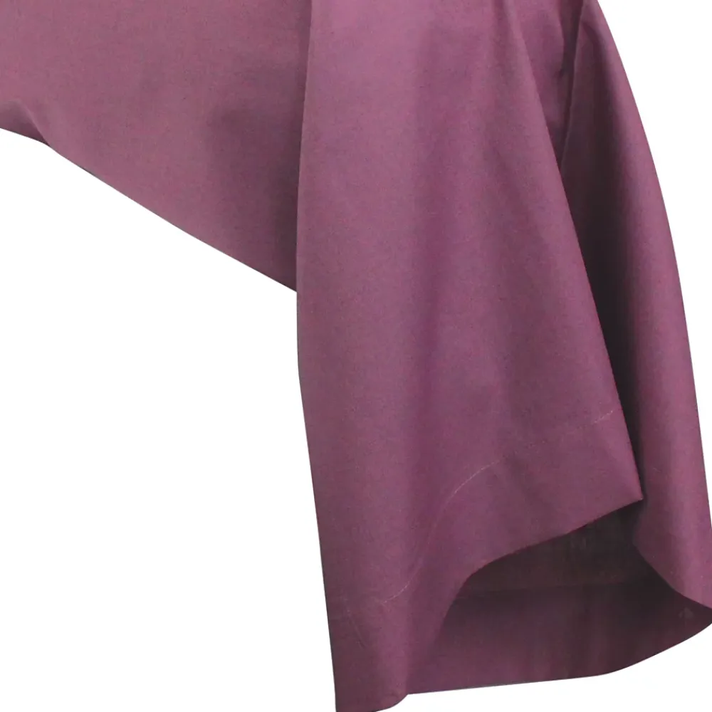Linnea Taie de traversin uni 230X43 cm coton ALTO Raisin* Taie D'Oreiller