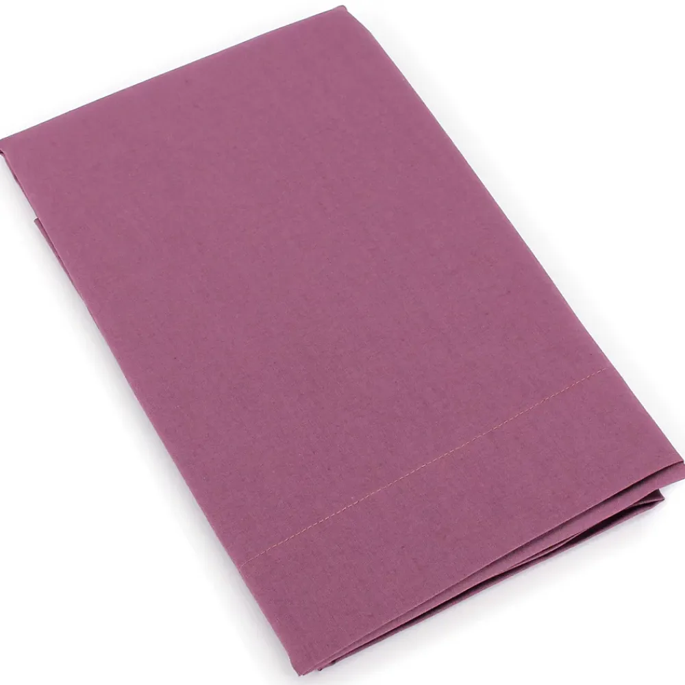 Linnea Taie de traversin uni 230X43 cm coton ALTO Raisin* Taie D'Oreiller