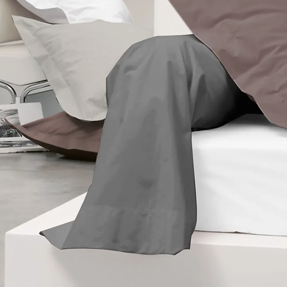 Linnea Taie de traversin uni 230X43 cm coton ALTO Manhattan* Taie D'Oreiller