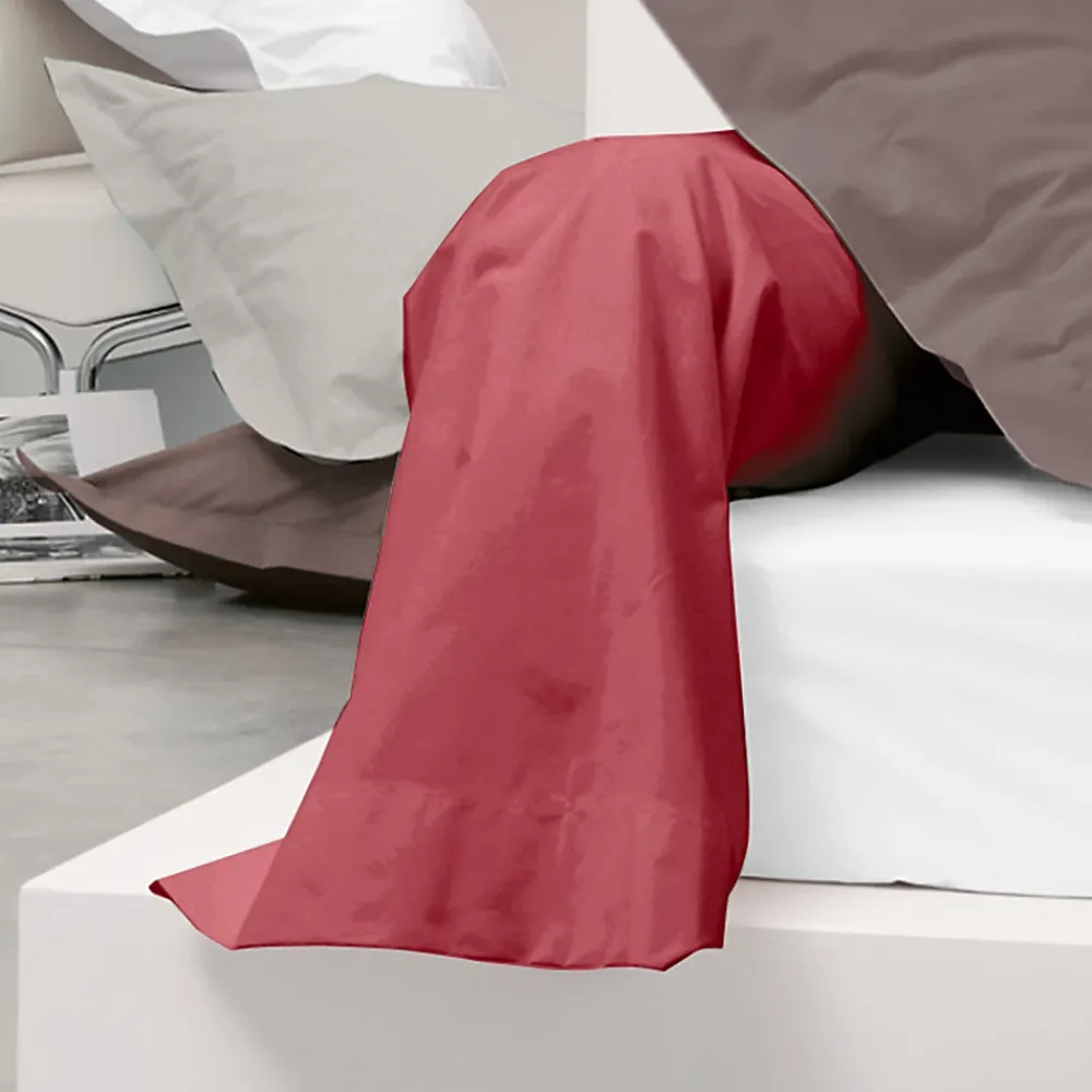 Linnea Taie de traversin uni 230X43 cm coton ALTO Garance* Taie D'Oreiller