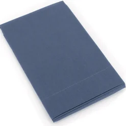 Taie de traversin uni 140x43 cm coton ALTO bleu Jean><noscript><img data-lazyloaded=