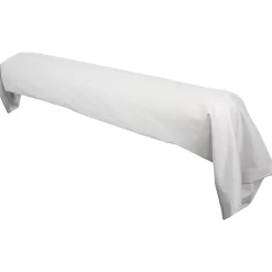 Linnea Taie de traversin uni 230X43 cm coton ALTO Calcium* Taie D'Oreiller