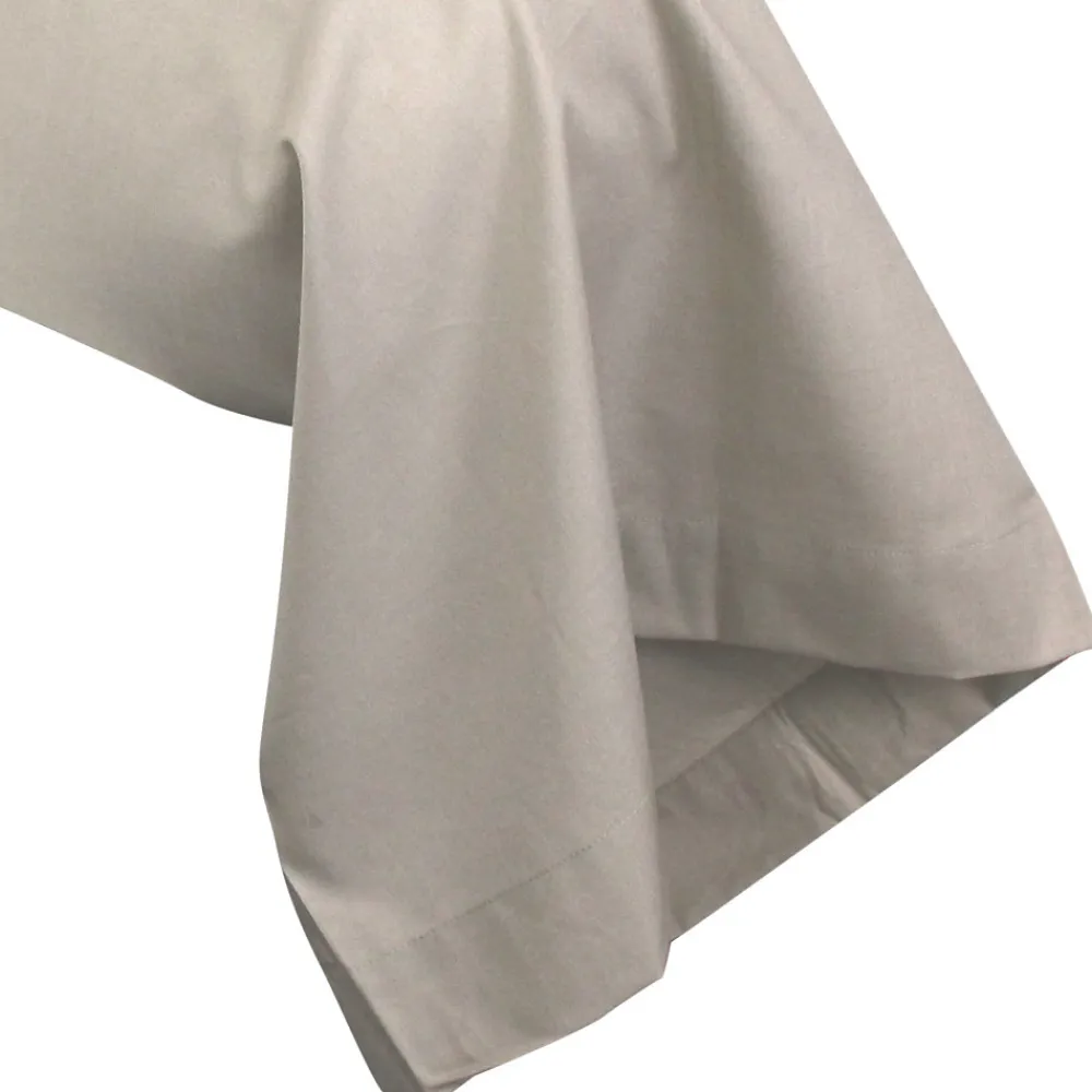 Taie de traversin uni 140x43 cm coton ALTO Chamois>Linnea Sale