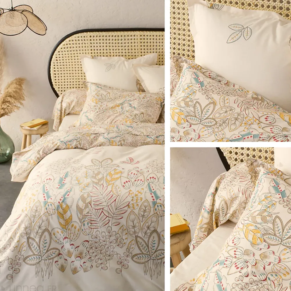 Linnea Taie de traversin 140x43 cm coton OKY écru Naturel* Taie D'Oreiller
