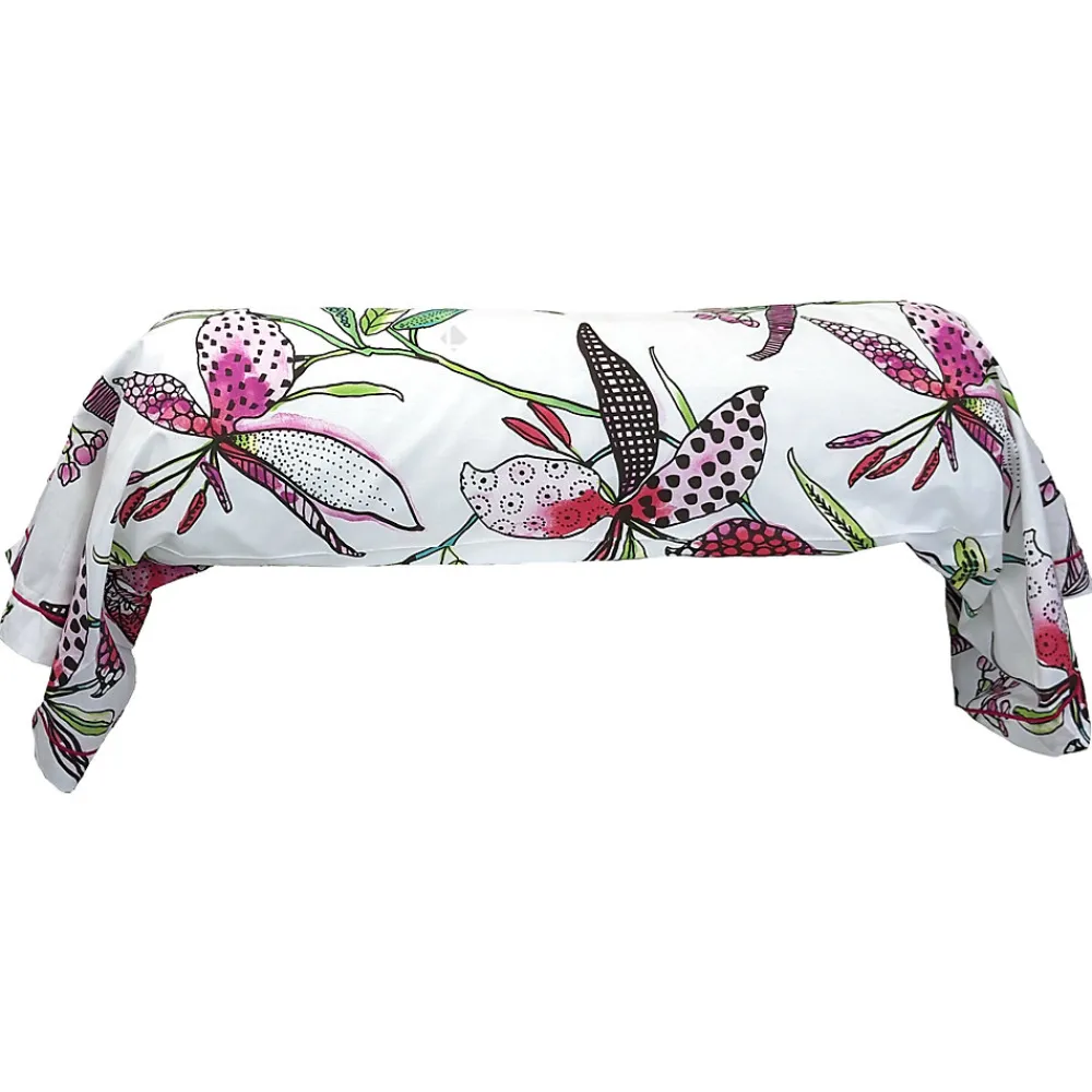 Taie de traversin 200x43 cm coton PÉNÉLOPE Rose>Linnea Discount
