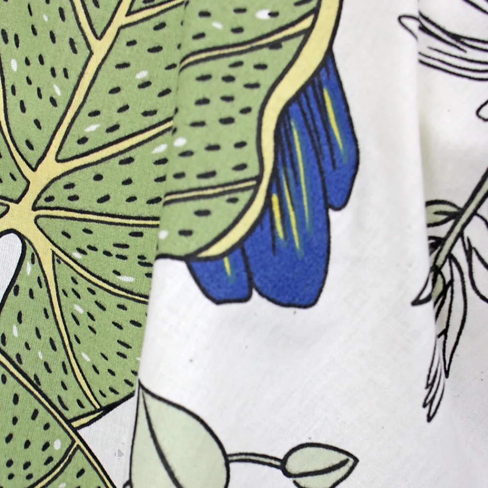 Taie de traversin 200x43 cm coton TOCO vert>Linnea New