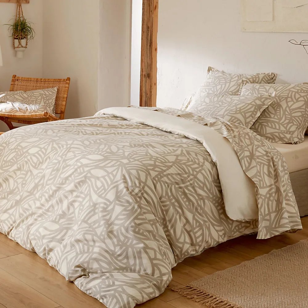 Taie de traversin 200x43 cm coton lavé SERENA Beige écru>Linnea Best