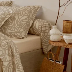 Linnea Taie de traversin 140x43 cm coton lavé SERENA Beige écru* Taie D'Oreiller