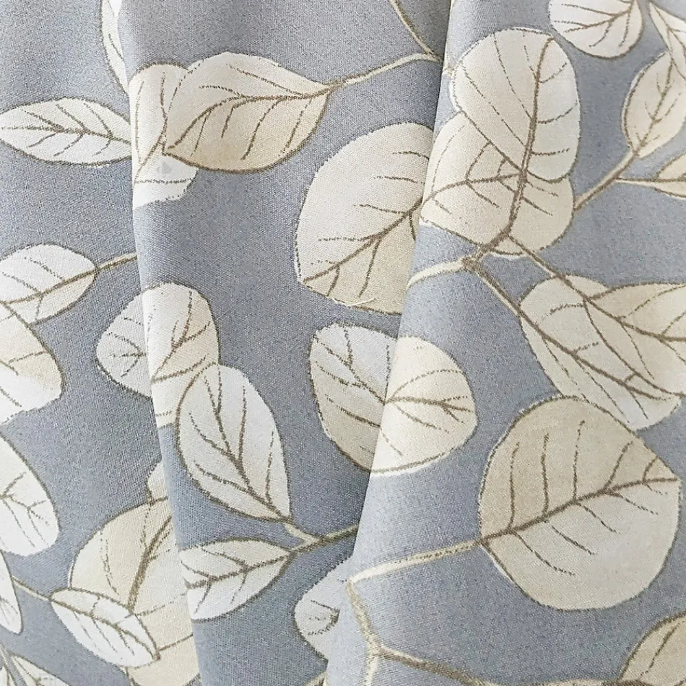 Taie de traversin 140x43 cm en percale coton LISON gris>Linnea Online