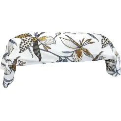 Linnea Taie de traversin 240x43 cm en coton PÉNÉLOPE beige Silice* Taie D'Oreiller