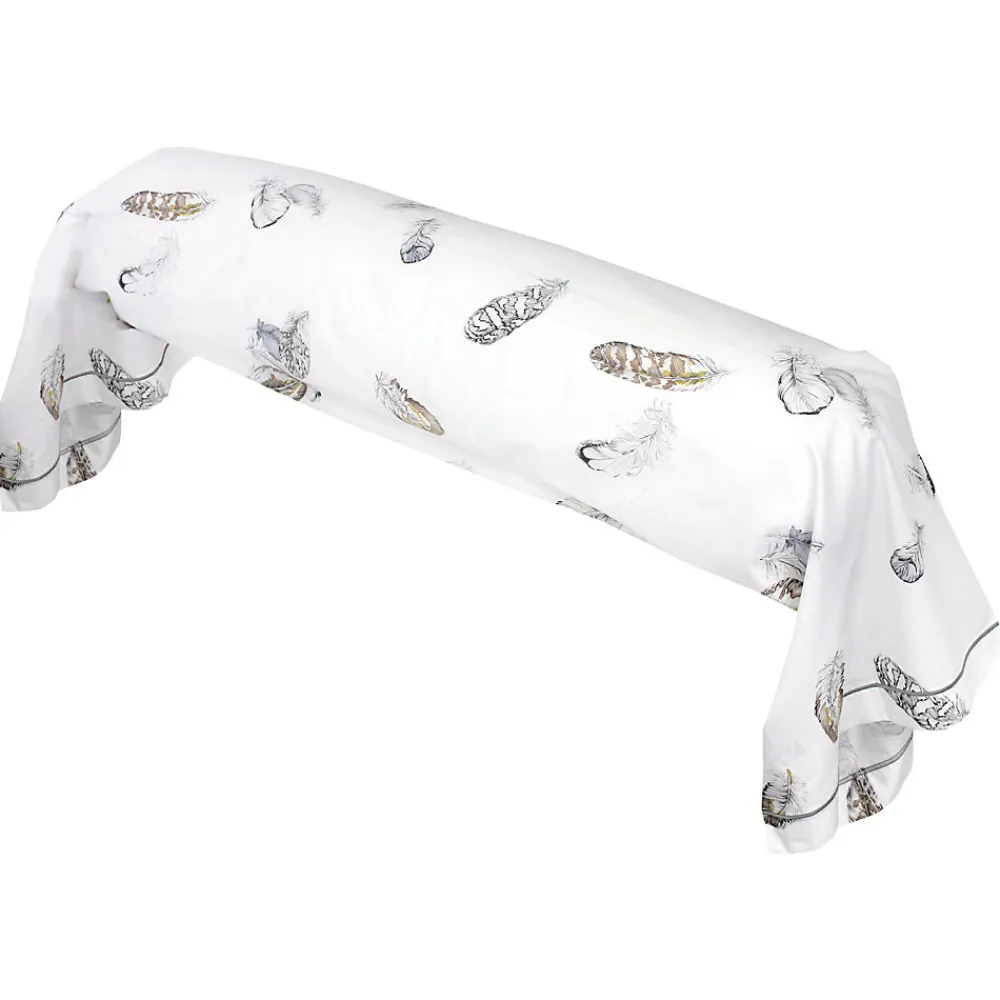 Taie de traversin 200x43 cm Percale pur coton PLUMES>Linnea Hot