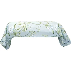 Taie de traversin 200x43 cm percale coton ELÉNA vert Nil>Linnea Best
