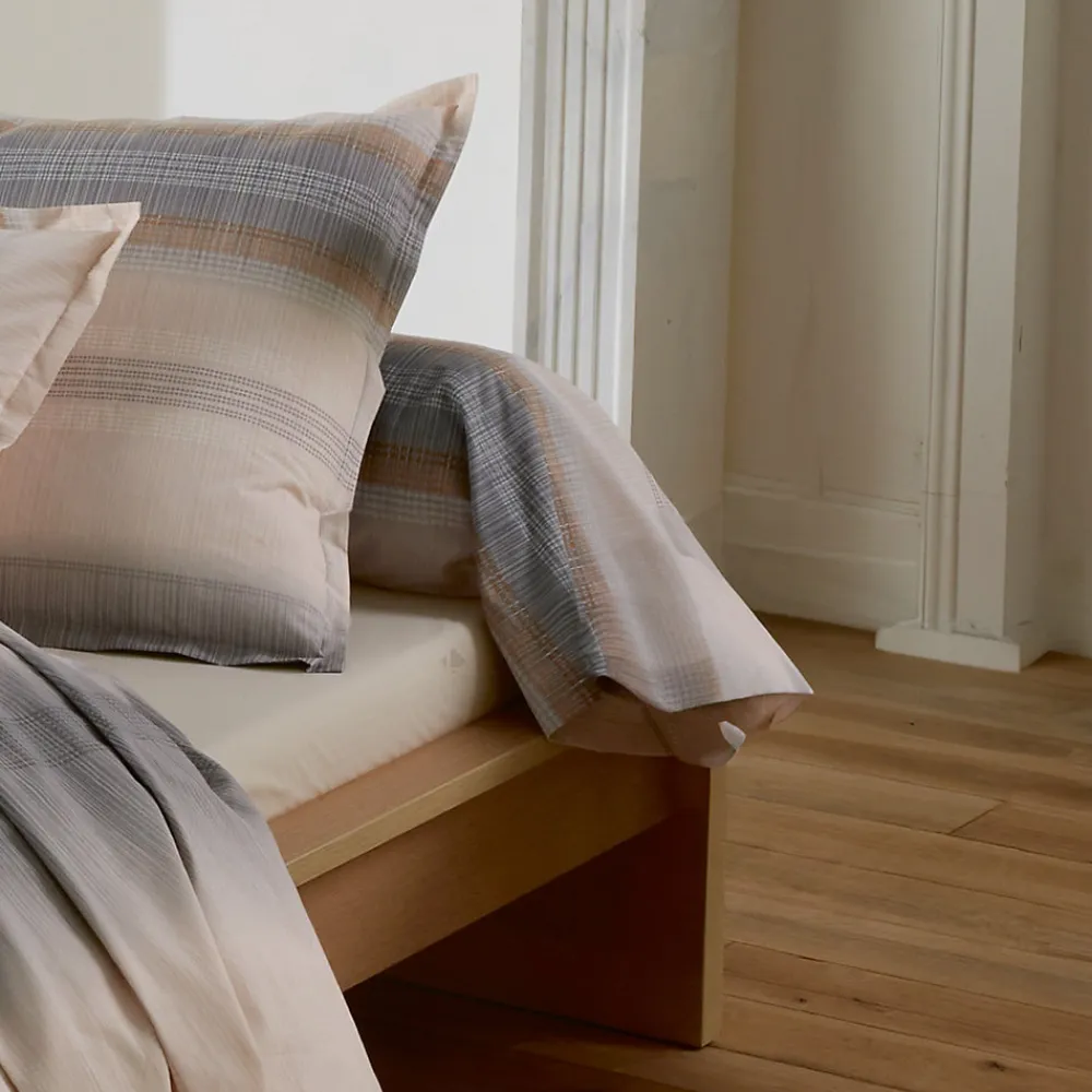 Taie de traversin 200x43 cm percale coton ESTEBAN Beige>Linnea Sale