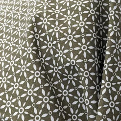 Taie de traversin 240x43 cm percale coton longues fibres GABIN marron><noscript><img width=