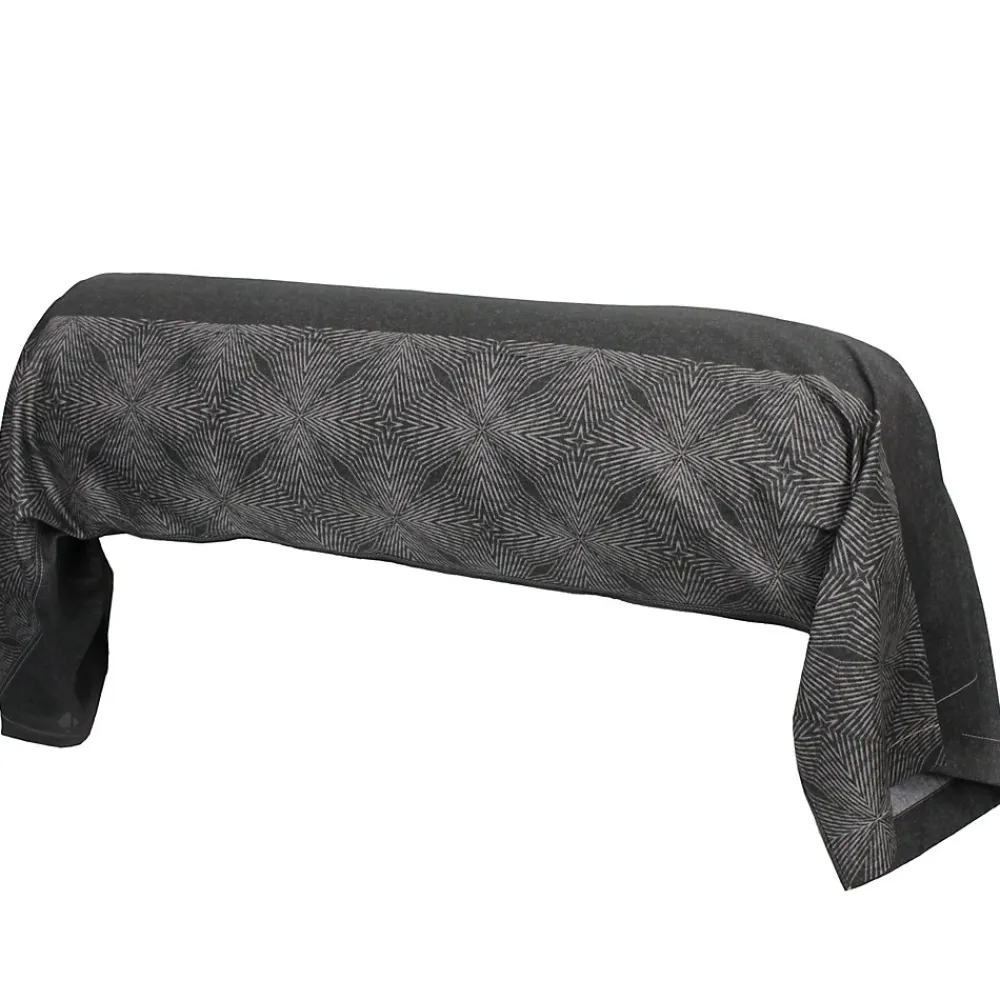 Taie de traversin 240x43 cm satin de coton TIAGO noir>Linnea Sale
