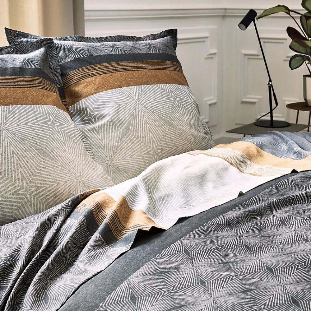 Taie de traversin 240x43 cm satin de coton TIAGO noir>Linnea Sale