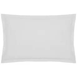 Taie d'oreiller - coton - blanc - 50x70 cm - Atmosphera>Atmosphera Créateur D'Intérieur
