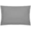 Atmosphera Créateur D'Intérieur Taie d'oreiller - coton - gris - 50x70 cm - Atmosphera* Boutis, Couvre-Lit, Édredon