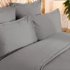 Atmosphera Créateur D'Intérieur Taie d'oreiller - coton - gris - 63x63 cm - Atmosphera* Boutis, Couvre-Lit, Édredon