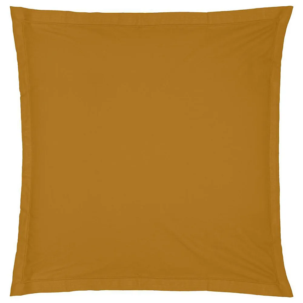 Taie d'oreiller - coton - mordoré - 63x63 cm - Atmosphera>Atmosphera Créateur D'Intérieur Sale