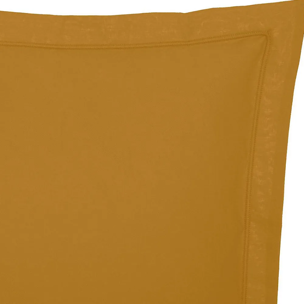 Taie d'oreiller - coton - mordoré - 63x63 cm - Atmosphera>Atmosphera Créateur D'Intérieur Sale