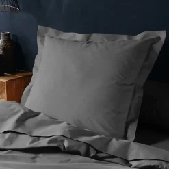 Douceur D'Intérieur Taie d'oreiller 57 fils gris 63x63cm - 63x63cm - Gris* Taie D'Oreiller