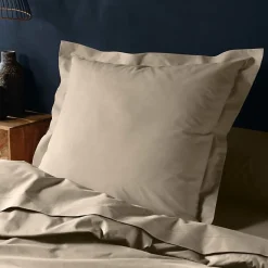 Douceur D'Intérieur Taie d'oreiller 57 fils sable 63x63cm - 63x63cm - Sable* Taie D'Oreiller