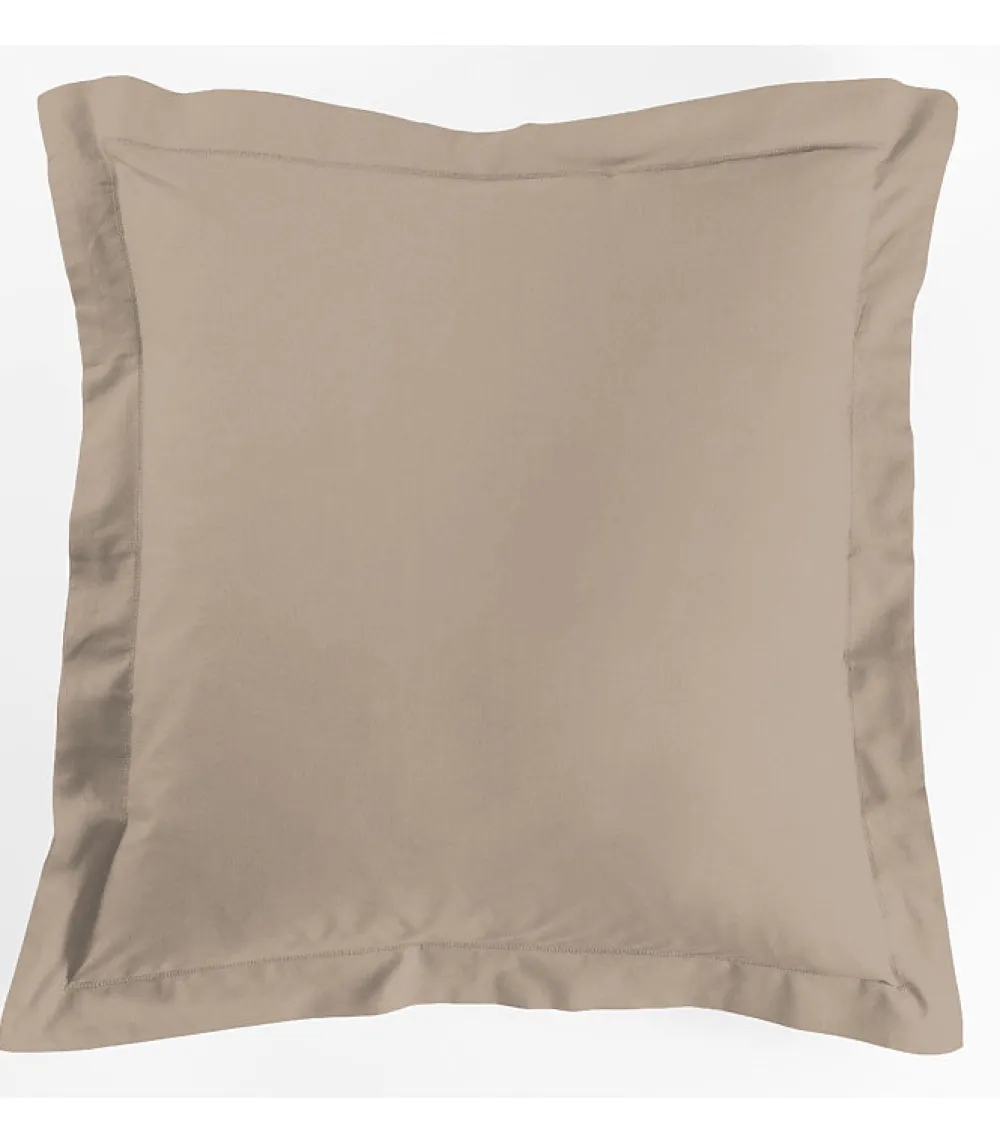 Douceur D'Intérieur Taie d'oreiller 57 fils sable 63x63cm - 63x63cm - Sable* Taie D'Oreiller