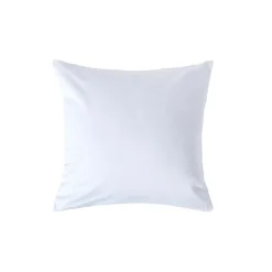 Taie d'oreiller blanc en satin de coton égyptien 1000 fils, 40x40 cm ->Homescapes Discount