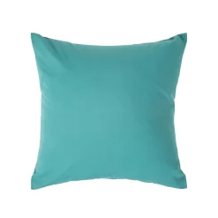 Taie d'oreiller bleu canard 100% coton égyptien 200 fils, 40x40 cm ->Homescapes Hot