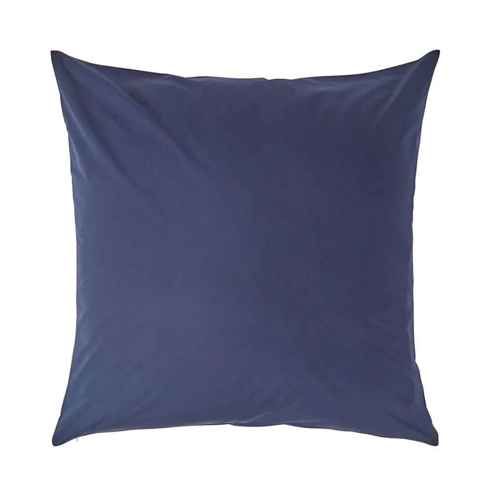 Taie d'oreiller bleu marine 100% coton égyptien 200 fils, 60x60 cm ->Homescapes Sale