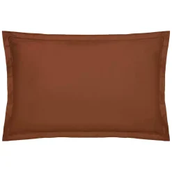 Atmosphera Créateur D'Intérieur Taie d'oreiller Carina coton 50x70cm rose terracotta - Atmosphera* Boutis, Couvre-Lit, Édredon