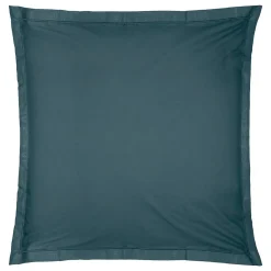 Atmosphera Créateur D'Intérieur Taie d'oreiller Carina coton 63x63cm bleu orage - Atmosphera* Boutis, Couvre-Lit, Édredon