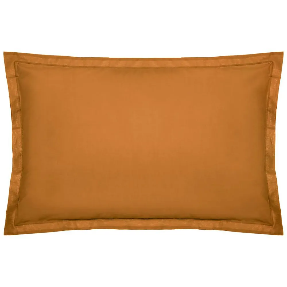 Atmosphera Créateur D'Intérieur Taie d'oreiller Carina coton 50x70cm jaune cumin - Atmosphera* Boutis, Couvre-Lit, Édredon