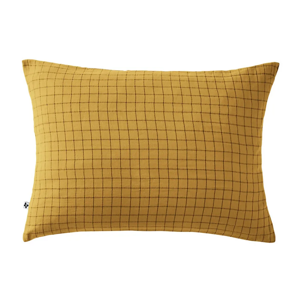 Taie d'39oreiller double gaze de coton Gaia Mixe>Eden Clearance