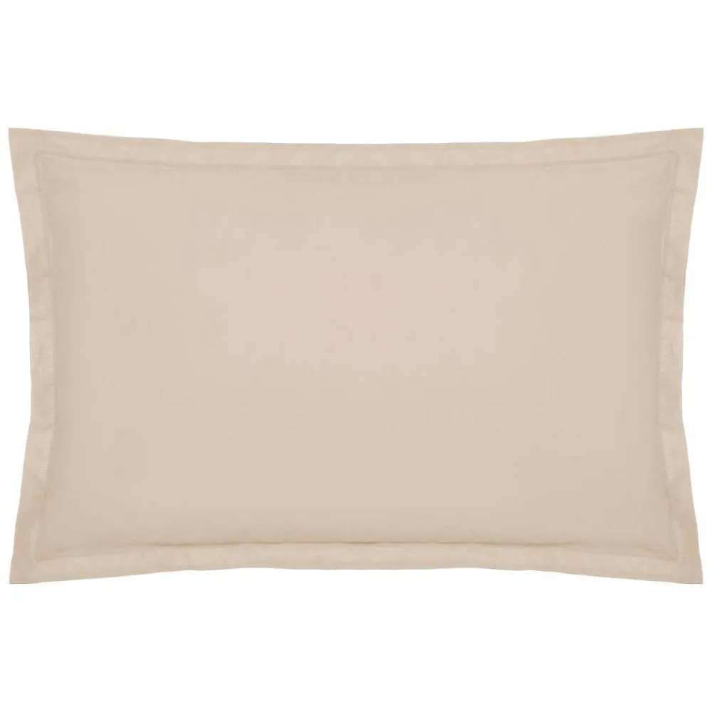 Taie d'oreiller en coton - lin 50x70 cm - Atmosphera>Atmosphera Créateur D'Intérieur Discount